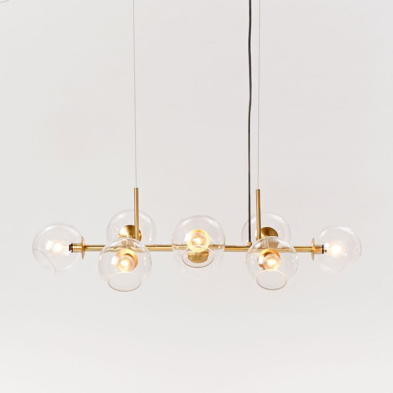 意大利北欧式后现代玻璃球创意设计师个性吧台餐厅简约魔豆餐吊灯