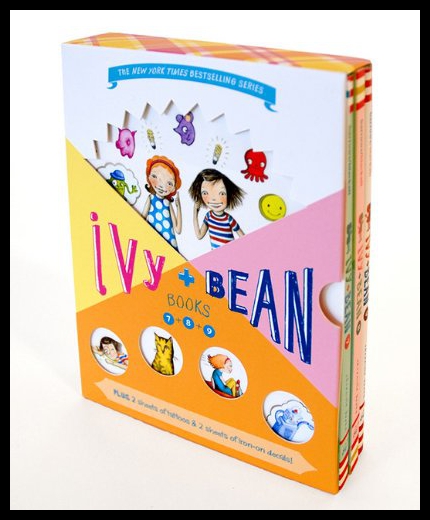 Ivy & Bean Boxed Set: Books 7-9 英文原版 艾薇和豆豆7-9套装 美国图书馆协会童书奖 7-14岁女孩知名阅读