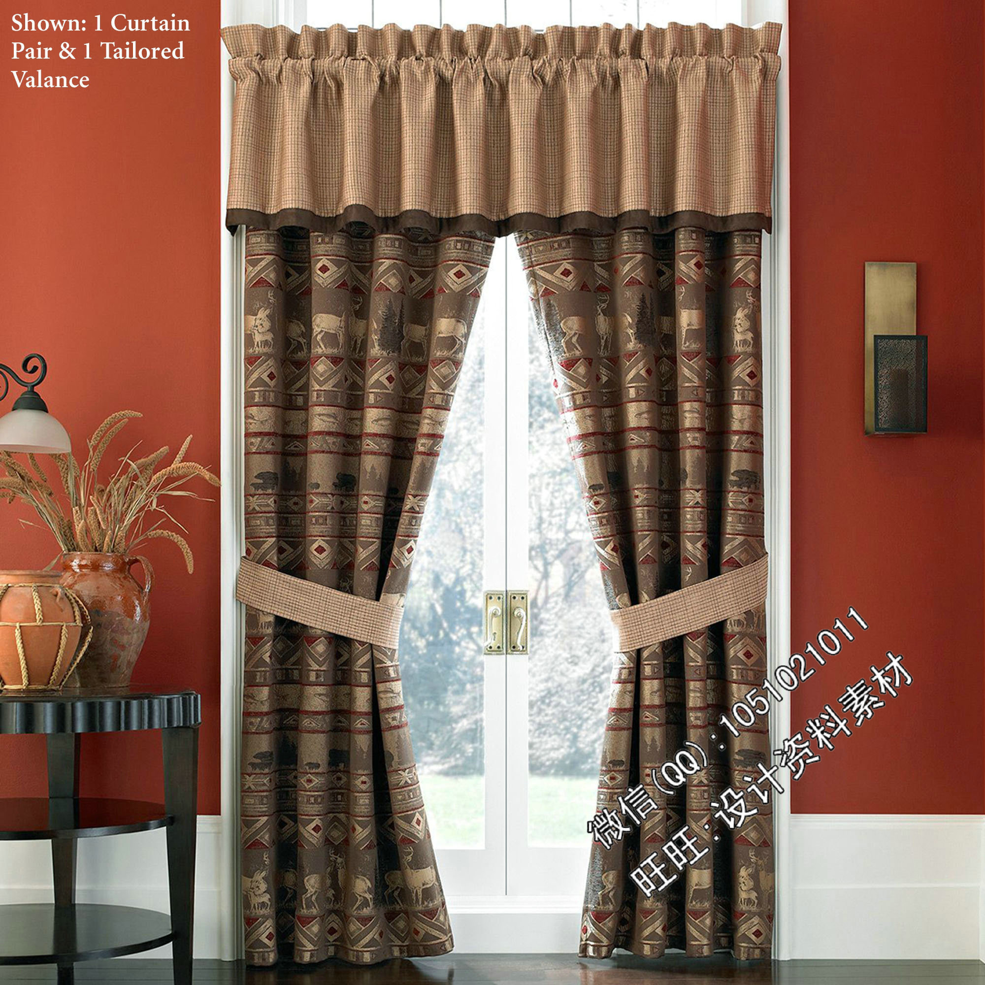 rc5窗帘窗饰布艺软装最新款式奢华国外欧式美式法式田园新古典