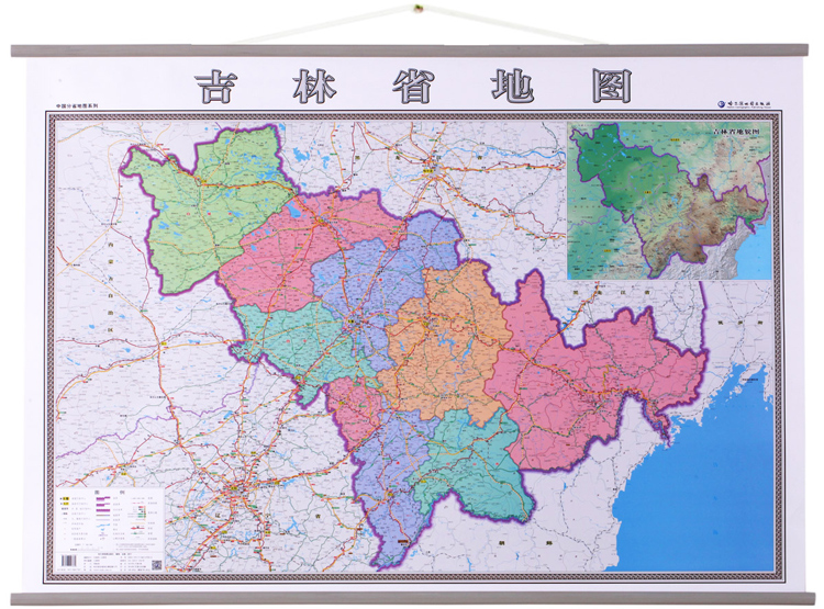 吉林省政区地图