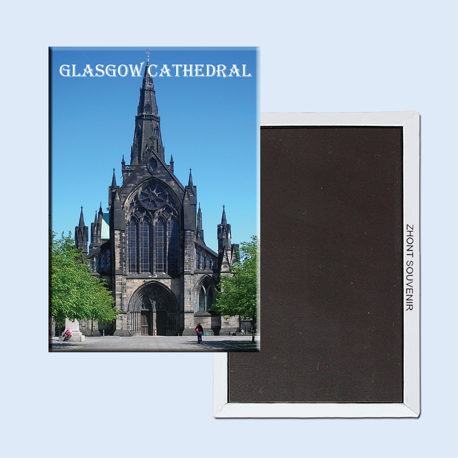 英国 格拉斯哥大教堂 磁性冰箱贴 旅行纪念品 磁贴 22853