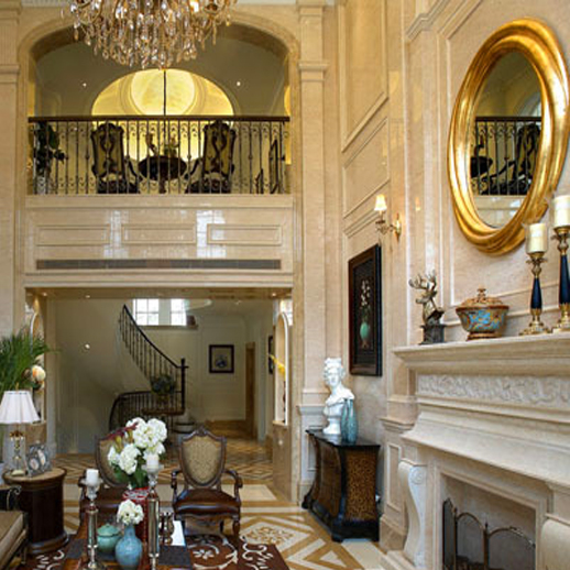 现代欧式古典奢华风格别墅室内样板房设计高清实景照片资料