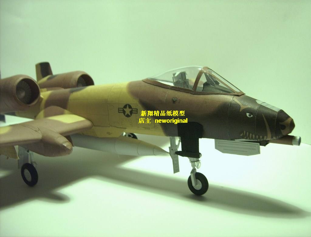 美国A10对地攻击机战斗机模型 Thunderbolt II