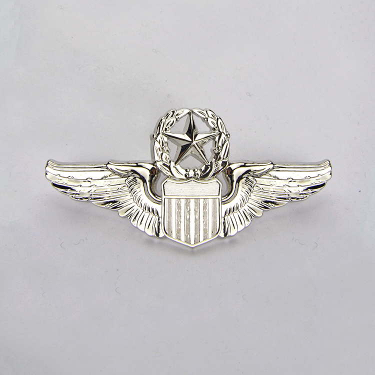 军迷美国美式军官军衔金属徽章资质勋章胸章胸徽胸标胸牌帽徽挂件
