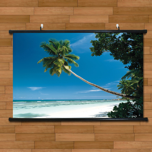 夏威夷阳光沙滩唯美海报挂画有框画自然景观碧海蓝天客厅装饰画