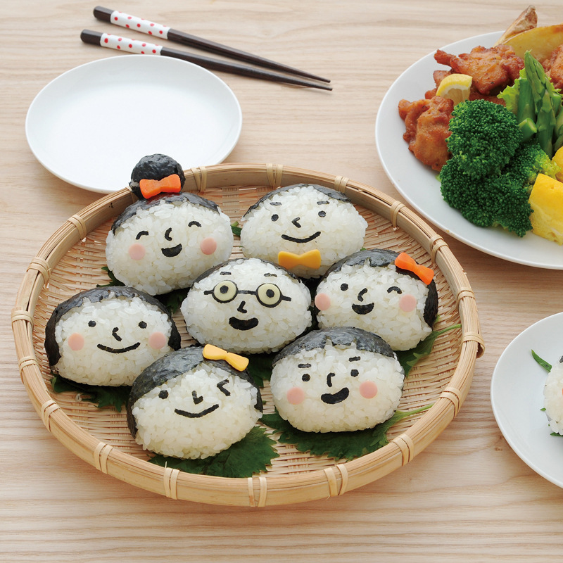 全家福 饭团模具 寿司 便当紫菜包饭米饭套装卡通造型早餐