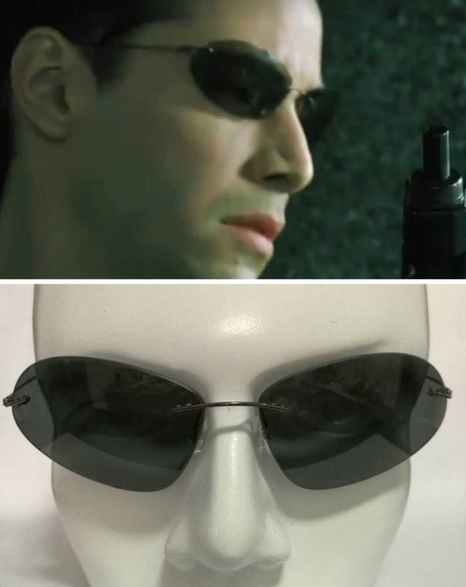 黑客帝国墨镜太阳镜驾驶钓鱼飞鹰型战术手工眼镜可量身定做9006