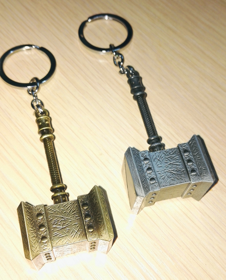【GD漫玩社】魔兽世界 WOW 毁灭之锤 萨尔战锤武器合金钥匙扣挂件