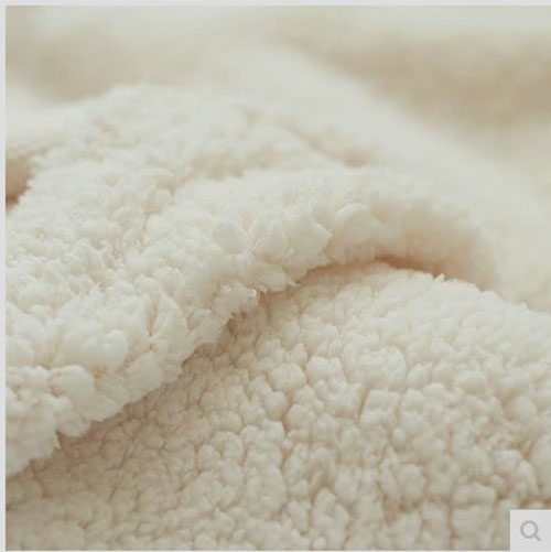 包邮米白色羊羔毛绒布料 毛衣内胆里衬面料 柜台布展示布背景布料
