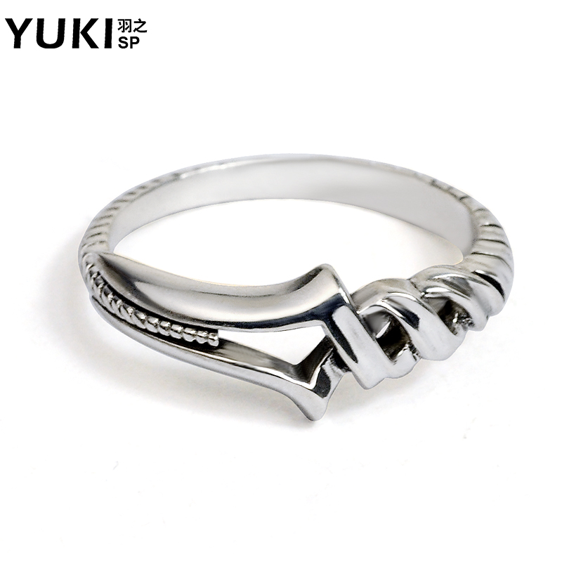YUKI男士个性925纯银饰品戒指环尾戒子EVA朗基努斯之枪潮人男女款