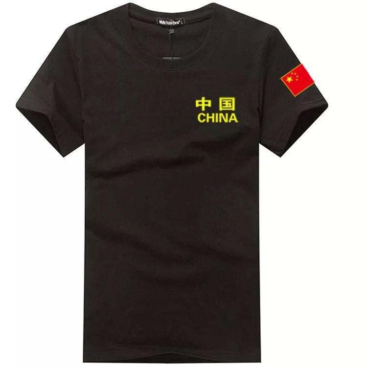 中国空军短袖t恤特种兵训练服男女部队纯棉打底衫国旗狼牙半袖T恤