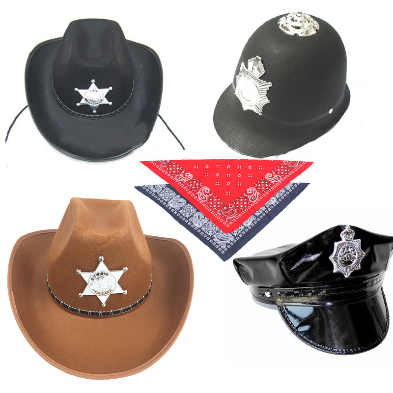 万圣节亲子英国骑士帽子警察帽子爵士头盔牛仔胡迪光年罗马马术