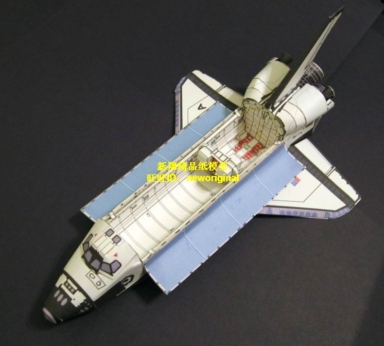 美国哥伦比亚号航天飞机Columbia运载火箭太空宇宙飞船模型