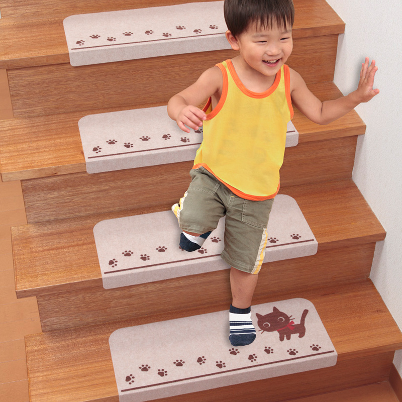 新品 日本进口SANKO 楼梯垫 室内楼梯垫 防滑垫 楼梯地毯 踏步垫