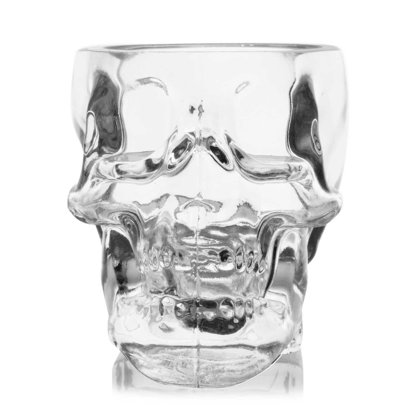 满4只包邮水晶骷髅头伏特加威士忌酒杯创意骷颅头白酒杯洋酒杯