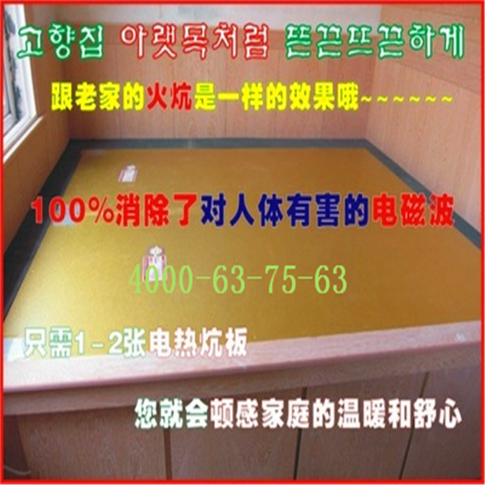 电热炕 电热板 韩式地暖炕制作  韩国进口电热板 家庭电热炕