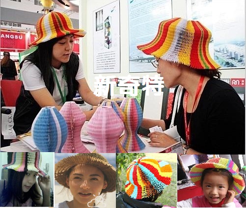 花瓶帽批发纸帽子  魔术花瓶帽百变折叠纸帽 创意地摊货源批发