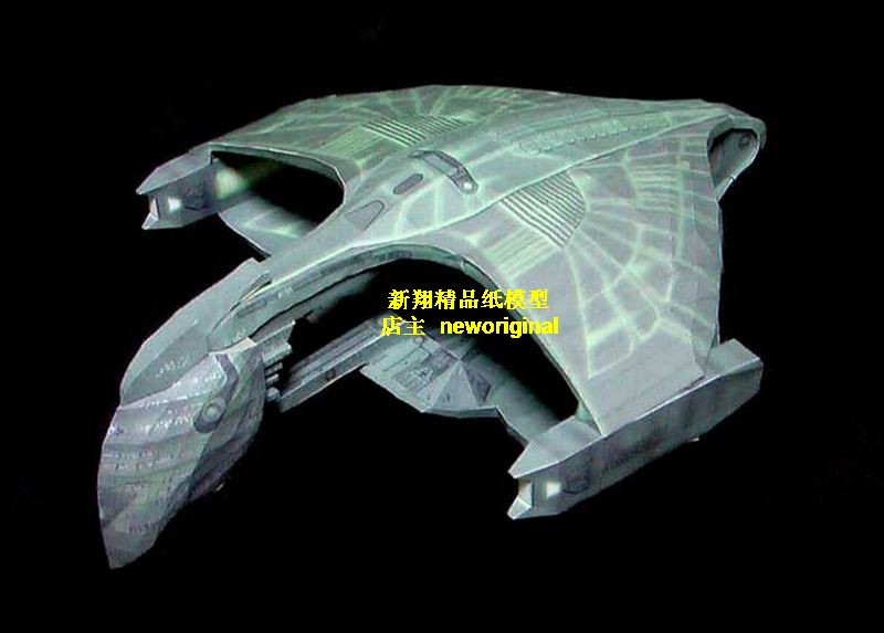 科幻外星人宇宙太空战舰UFO 星际迷航飞船迪德瑞戴克斯级星舰模型