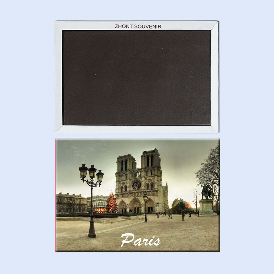 万款图片法国 巴黎圣母院大教堂 磁性冰箱贴 磁贴 磁贴 22088