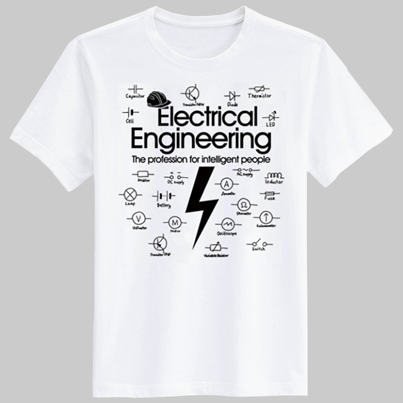 电气工程师理大学科研究生学霸生硬件电子技术计算机幽默短袖T恤