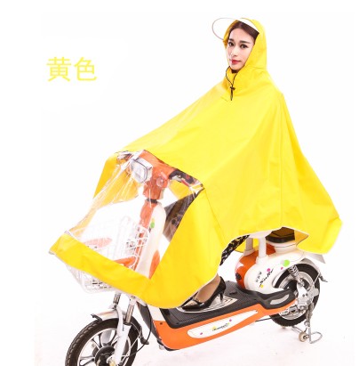 天堂自行车雨披小型电动摩托车电瓶车雨衣成人男女单人大透明包邮