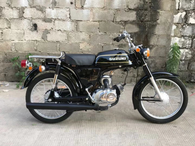 [红尘摩托店]出售—90年代的铃木K90，复古小跨骑摩托车收藏摆设