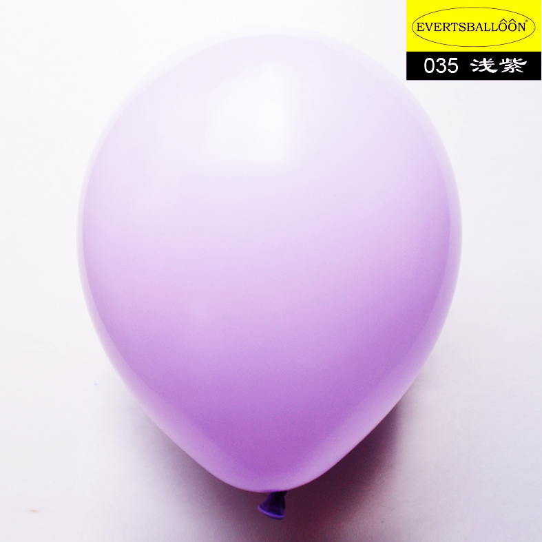 浅紫色气球进口加厚马卡龙哑光生日婚庆装饰布置气球背景展示拍照