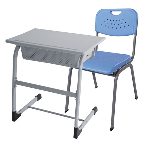 课外辅导班首中小学生选标准配套单人课桌椅优质钢塑经久耐用