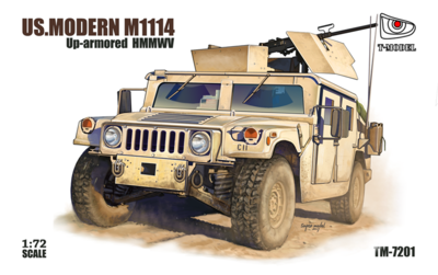T-MODEL TM7202  M1114“悍马”轻型高机动战术车辆装甲强化型