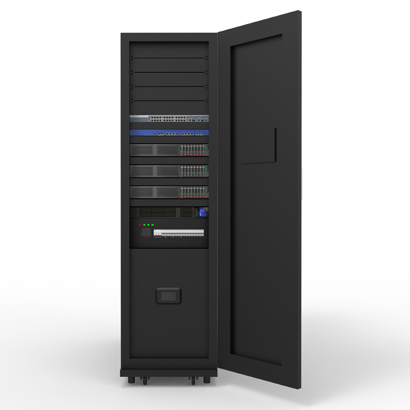 雷迪司数据中心机房小型一体化机柜服务器配电UPS电源环境监控