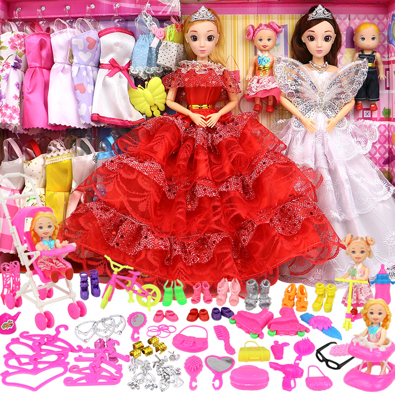 换装洋娃娃套装大礼盒女孩婚纱儿童玩具公主别墅城堡单个2021新款
