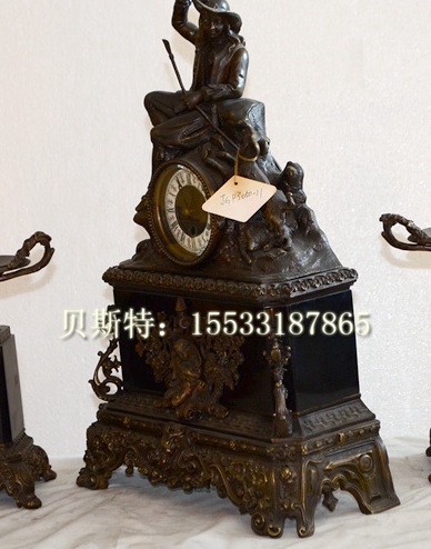 钟表 贝斯特古典钟表 西洋钟 机械纯铜 老式上弦台钟 复古欧式钟
