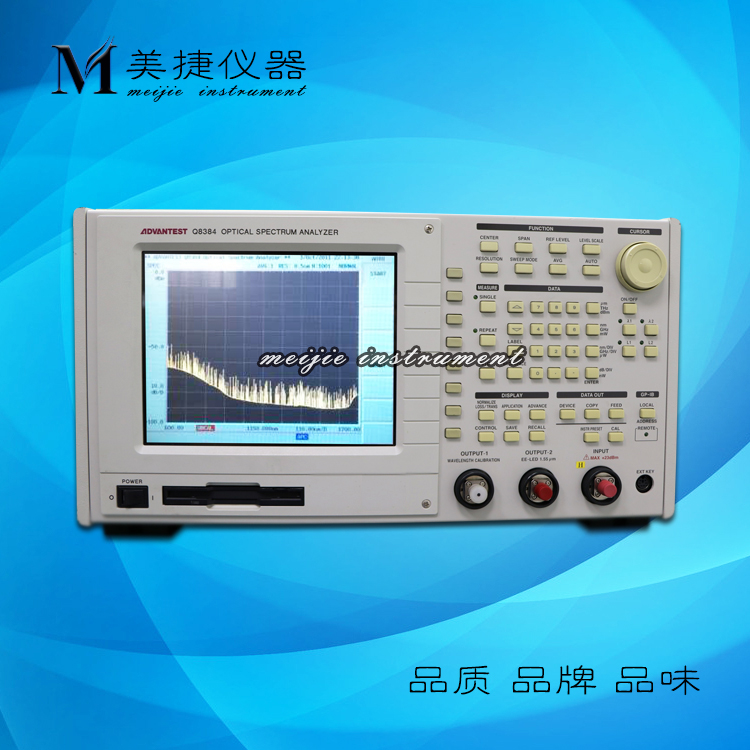 Advantest爱德万Q8384光谱分析仪OSA600-1700nm适合WDW的分析功能