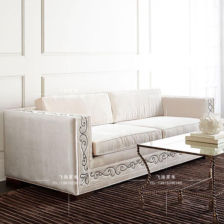 精品北欧风情简约现代美式韩式单三人客厅大小户型沙发设计师家具