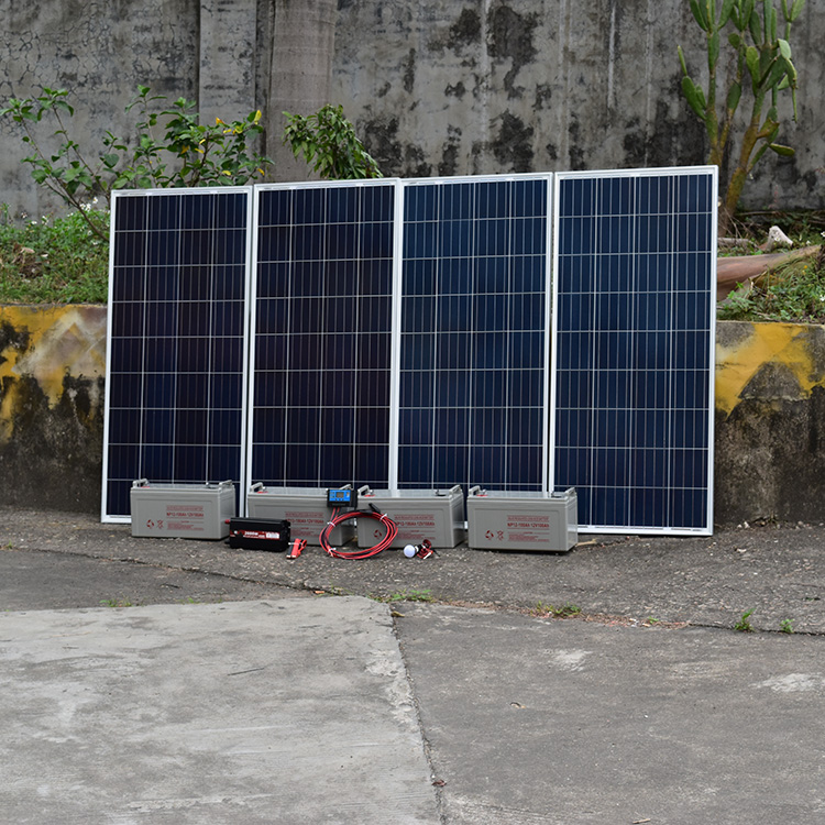 太阳能发电系统家用全套220V光伏发电板户外野外离网整套供电系统