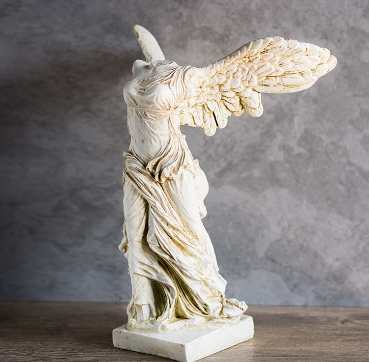 |卢浮宫胜利女神| 欧式软装摆件 树脂工艺品天使雕塑装饰摆台人物