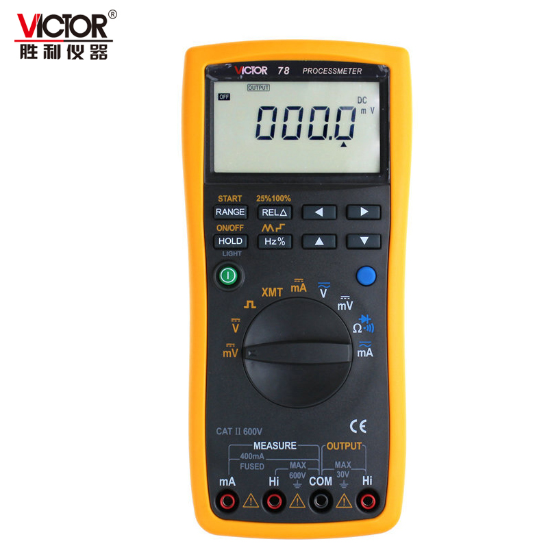 VICTOR胜利仪器VC78过程信号源数字万用4-20MA输出过程万用表VC71