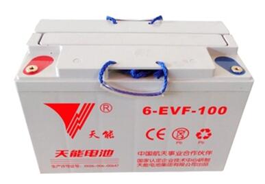 通用洗地机电瓶天能12V/100AH 拖地机电池超威免维护蓄24V电池