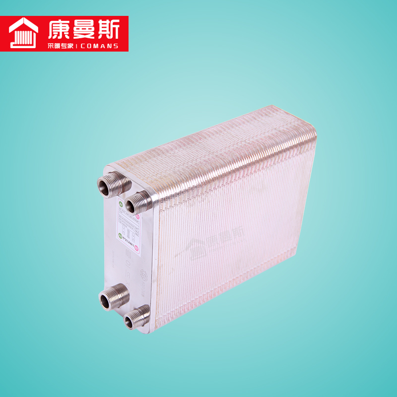 过水热换热器暖气片家用热交换器东一钎焊板式热水器24-120片包邮