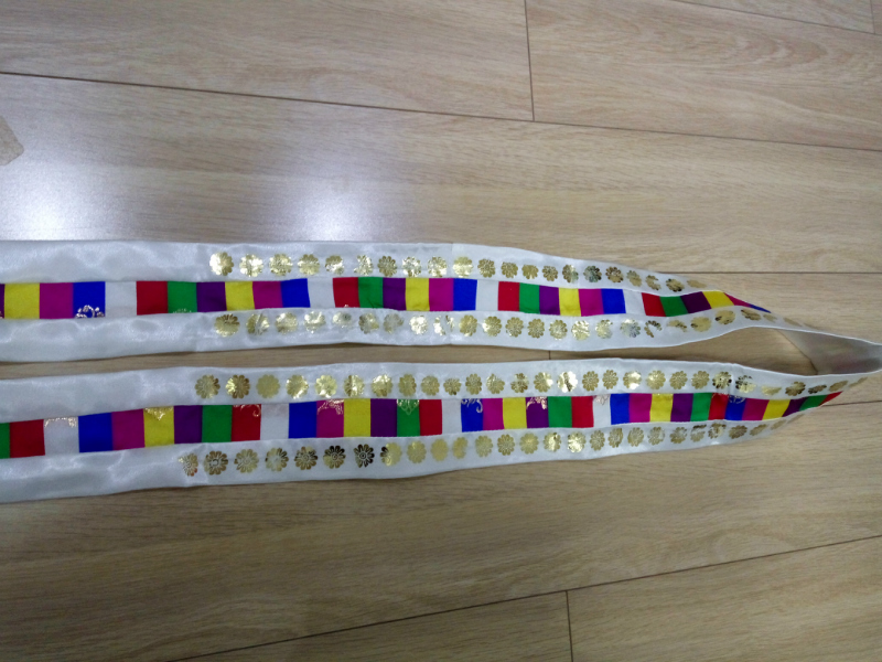 长鼓背带，朝鲜鼓绑l带，韩国鼓背带，腰鼓背带，长2.2米