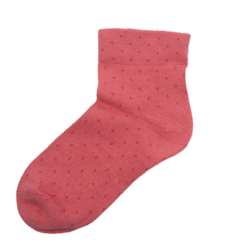 粉红色点点袜女生可以袜子纯棉的甜美日系小清新女士棉袜