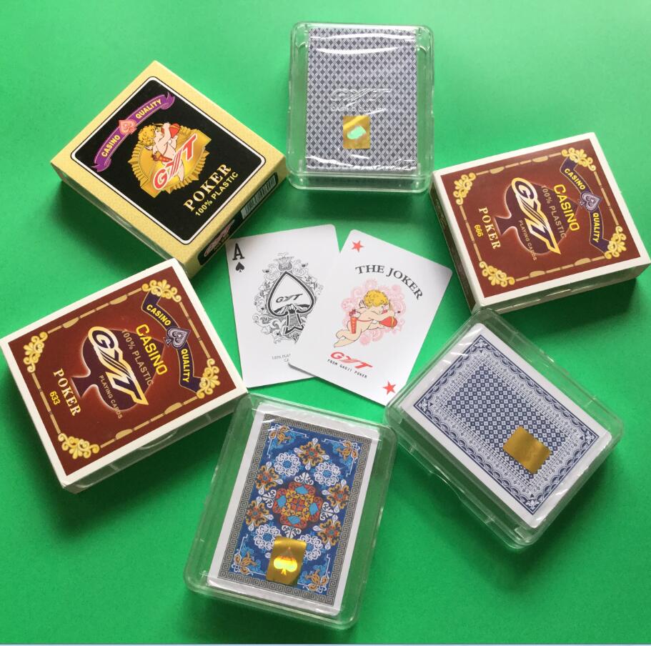 GYT东北填大坑专用蜜蜂塑料扑克牌 双面磨砂9-王 一条12盒 包邮