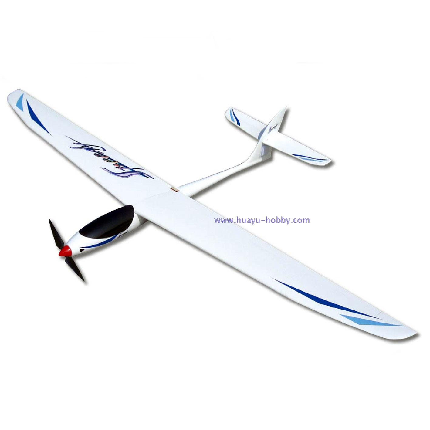 Speedy 敏捷  电动滑翔机翼展1600mm 玻璃钢机身 轻木夹板机翼