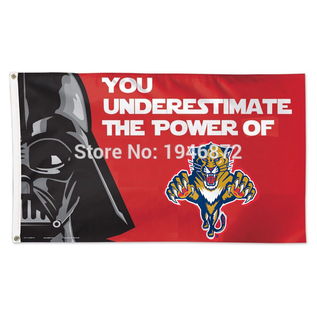 外贸佛罗里达美洲豹队球迷旗帜NHL Florida Panthers Flag A06