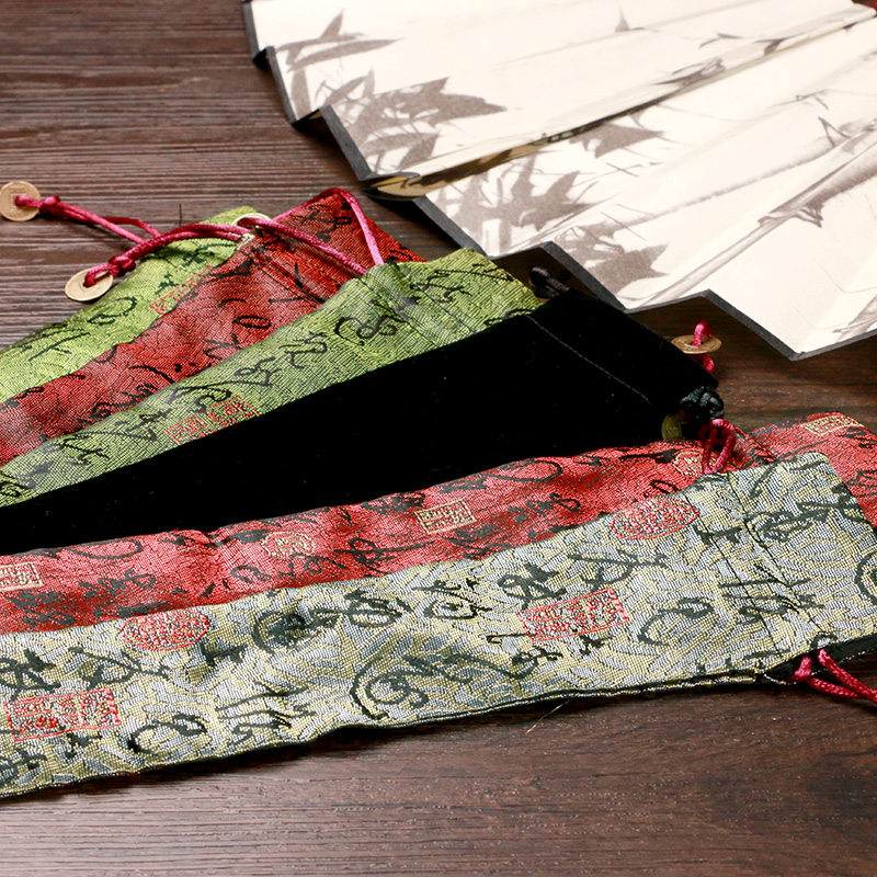 古风扇套中国风男折叠扇子扇袋锦缎折扇复古典手工礼品包装袋保护