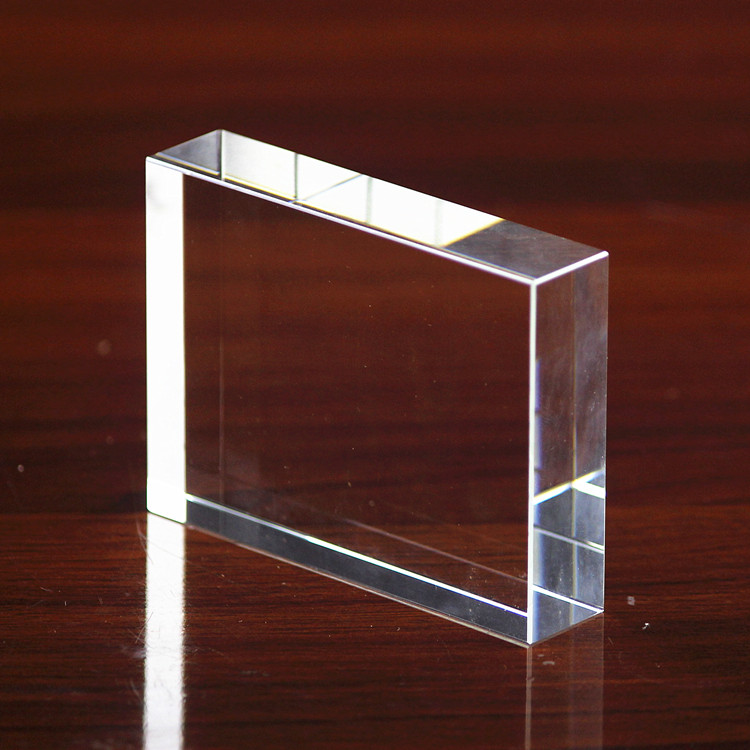 定做水晶玻璃底座K9一级材料正方体长方体支持刻字3D激光内雕礼品