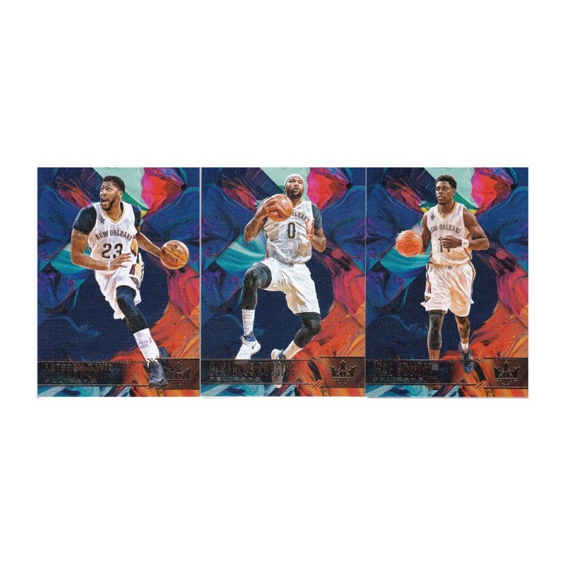 NBA球星卡 panini 17-18 油画 浓眉戴维斯考辛斯朱霍勒迪#55 24 5