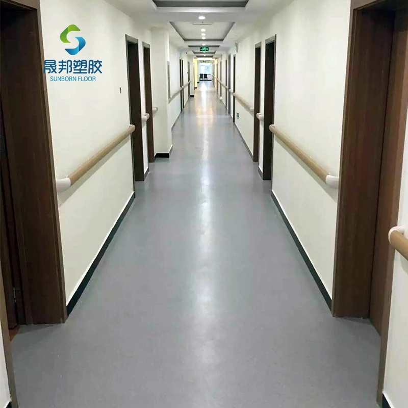 2.0mm塑胶地板PVC医院地胶办公室工厂车间防火防滑加厚耐磨商用革