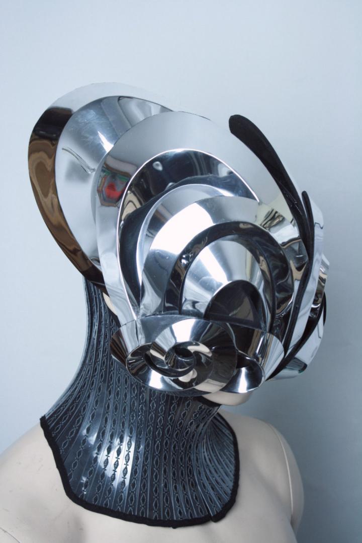 西班牙代购 Mantis◇手作蒸汽朋克螳螂外星人机器人头盔科幻面具