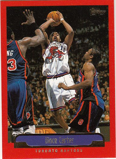 【MJ卡世界】NBA球星卡 1999 Topps 猛龙队 文斯 卡特 经典老卡